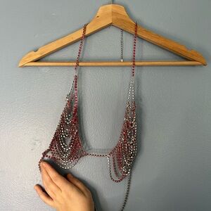 Lace by Tanaya custom made crystal gemstone bralette